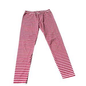 Zelos Red Stripe Leggings - Girls S